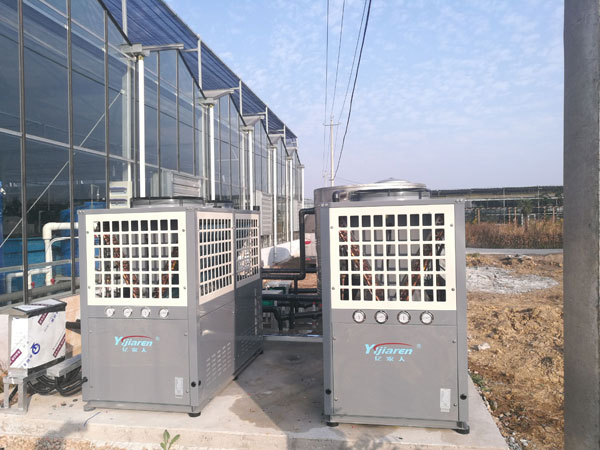 镇江百源康生态农场空气能循环热水工程