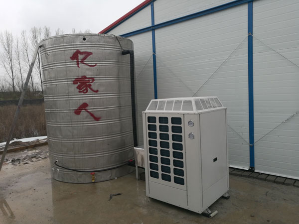 南京中国核建工地空气源热泵热水工程