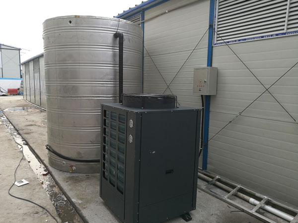 中建七局吴江工地空气源热水工程竣工