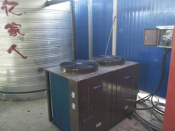 中铁十二局徐州工地空气能热泵热水器工程